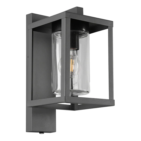 Wandleuchte Lunga Typ A - Klarglas / Aluminium - 1-flammig - Image 2