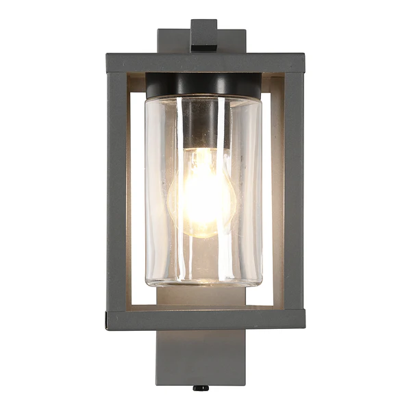 Wandleuchte Lunga Typ A - Klarglas / Aluminium - 1-flammig - Image 4