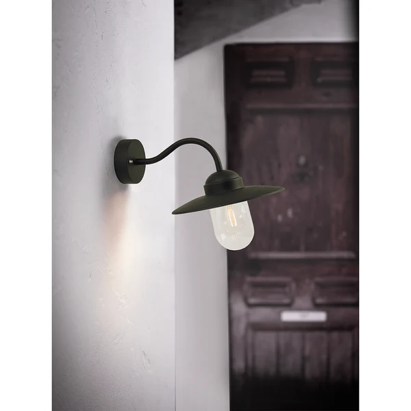 Wandleuchte Luxembourg - Klarglas / Stahl - 1-flammig - Image 2