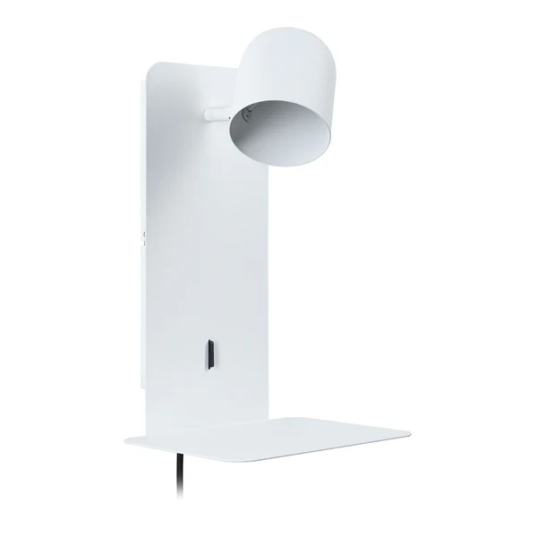 Wandleuchte Malena - Aluminium - 1-flammig - Weiß - Image 4