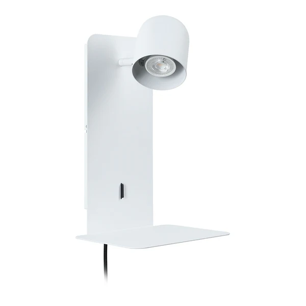 Wandleuchte Malena - Aluminium - 1-flammig - Weiß - Image 5