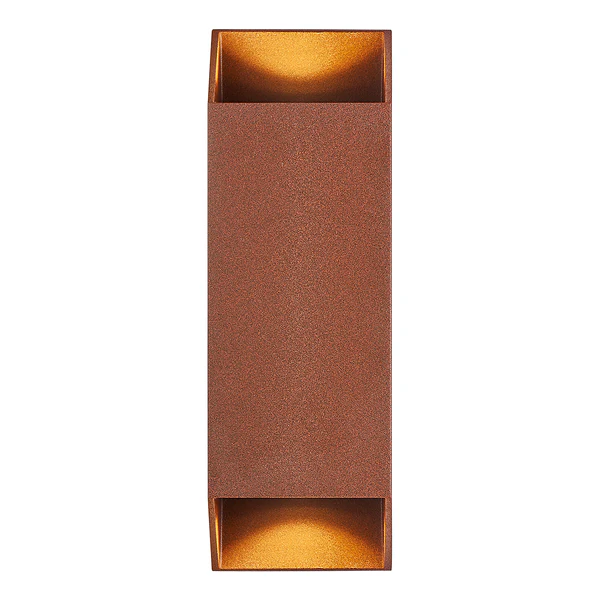 Wandleuchte Nico Square - Aluminium / Glas - 2-flammig - Braun - Image 4