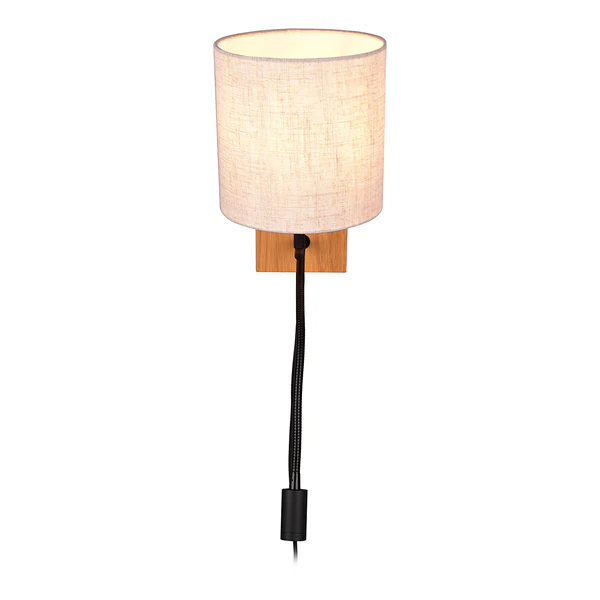 Wandleuchte Nilam Typ A - Mischgewebe / Eisen - 1-flammig - Image 10