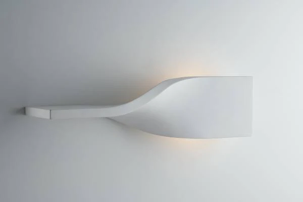 Wandleuchte Piroette - Gips - 1-flammig - Breite: 36 cm - Image 3