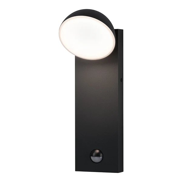 Wandleuchte Puka mit Sensor - Aluminium - Grau - 1-flammig