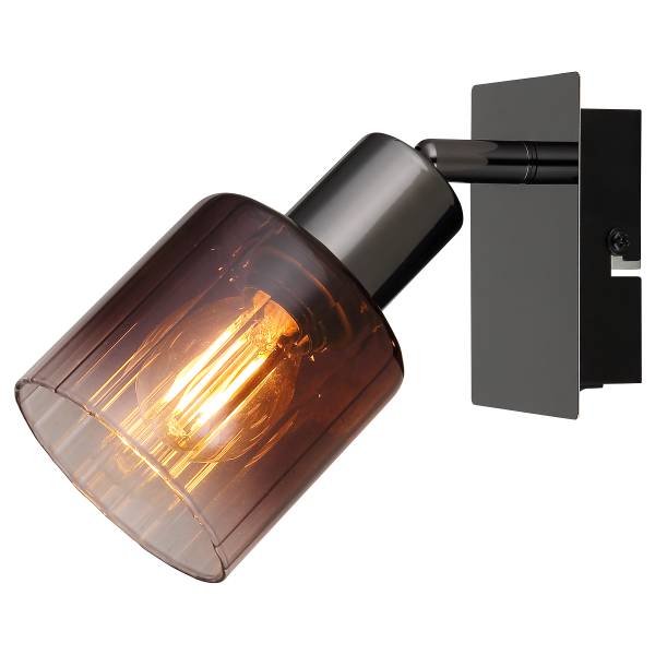 Wandleuchte Satella - Farbglas / Eisen - 1-flammig - Image 3
