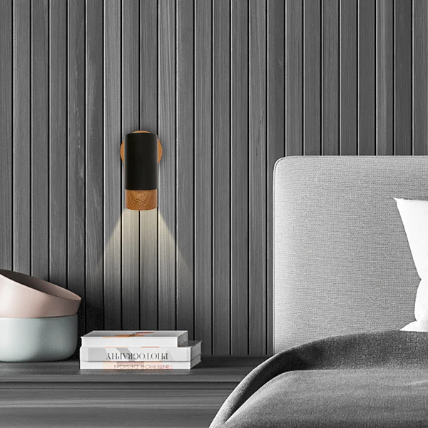Wandleuchte Sayos - Aluminium - Schwarz - Image 3