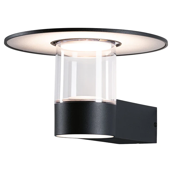 Wandleuchte Sienna mit Sensor - Aluminium - Anthrazit