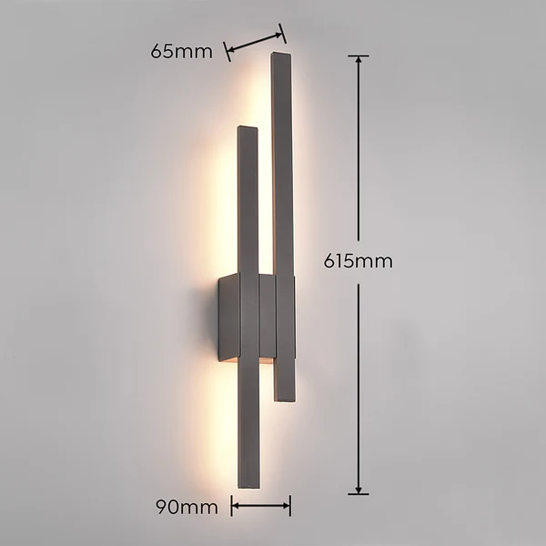 Wandleuchte Tawa - Aluminiumguss - Anthrazit - Image 13