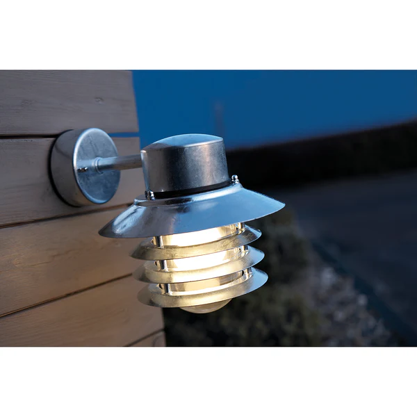 Wandleuchte Vejers Down - Klarglas / Stahl - 1-flammig - Image 2