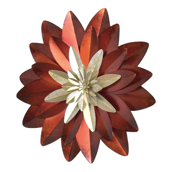 Wandobjekt Villette - Eisen - Rot - Durchmesser: 36 cm - Image 2