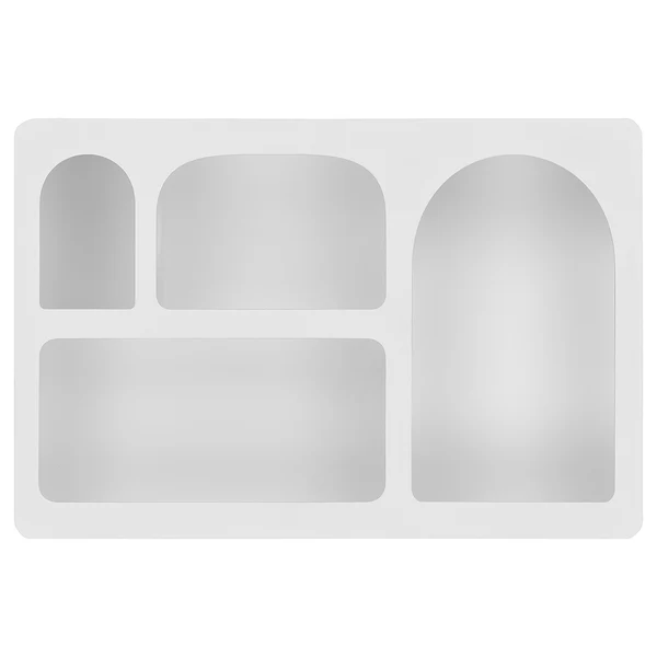 Wandregal Nazzam - Weiß - Image 3