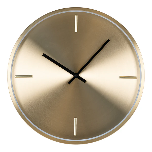 Wanduhr Istanbul - Aluminum - Gold