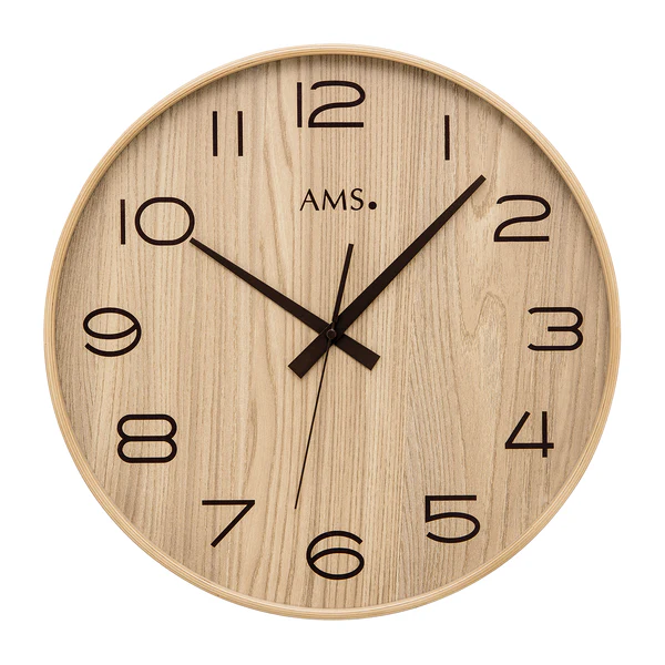 Wanduhr Jardins II - Funk - Braun