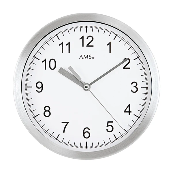 Wanduhr Renaca - Funk - Silber