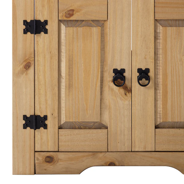 Waschbeckenunterschrank Finca Rustica - Kiefer massiv - Kiefer Natur - Image 10
