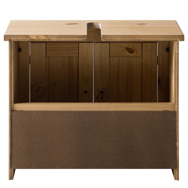 Waschbeckenunterschrank Finca Rustica - Kiefer massiv - Kiefer Natur - Image 6