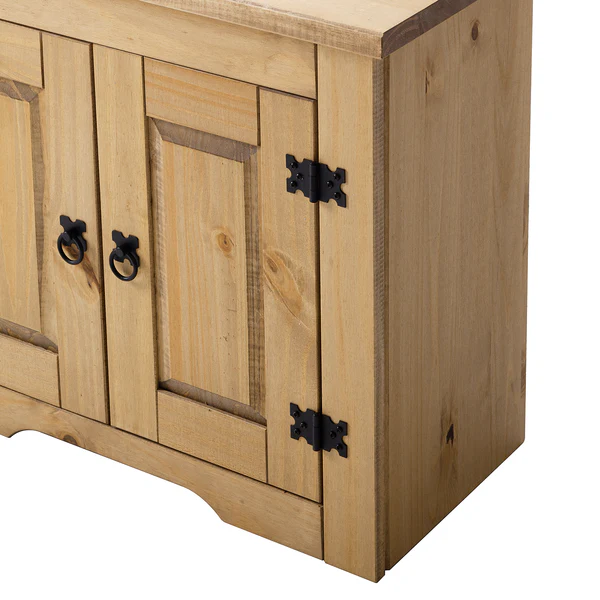 Waschbeckenunterschrank Finca Rustica - Kiefer massiv - Kiefer Natur - Image 9