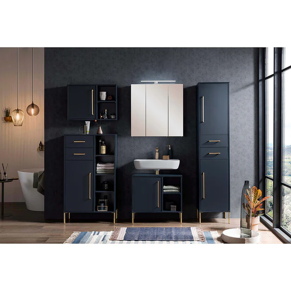 Waschbeckenunterschrank Kent - Nachtblau - Image 3