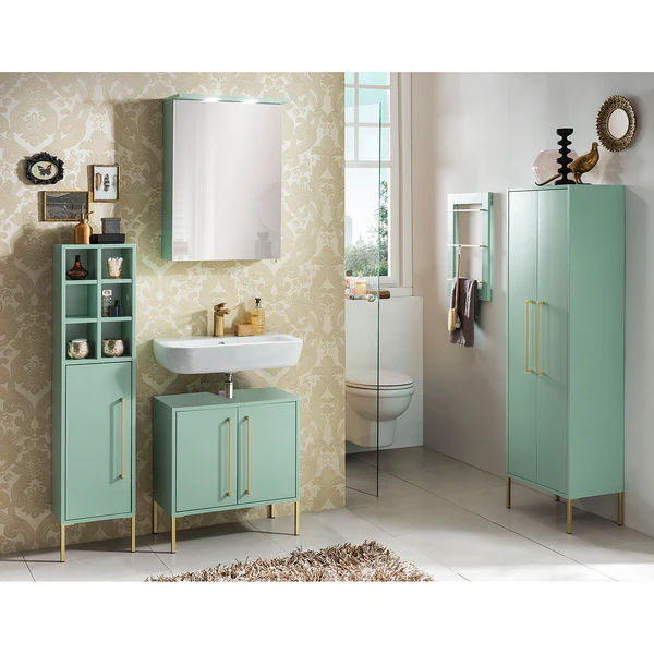 Waschbeckenunterschrank Sarah - Mint / Gold - Mint - Image 2