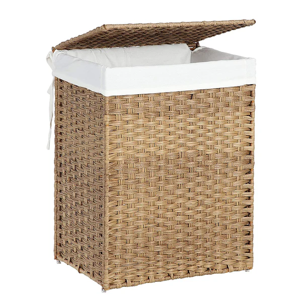 Wäschekorb La Boisse - Eisen / Kunststoff - Beige - 46 x 60 cm - Image 7