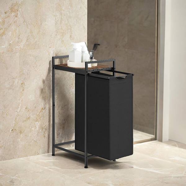 Wäschekorb Wolbi - Schwarz / Braun - Image 2