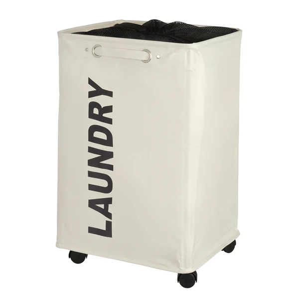 Wäschesammler Quadro - Polypropylen - Beige