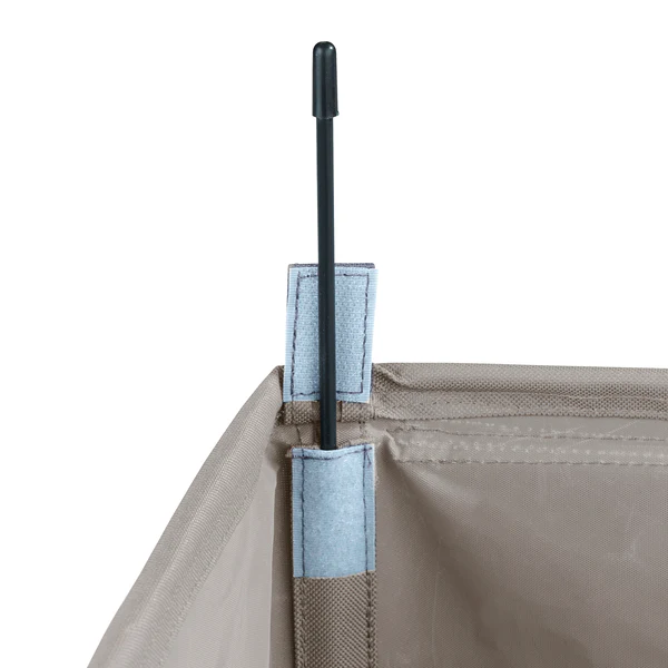 Wäschesammler Trivo - Webstoff - Haselnuss - Image 5