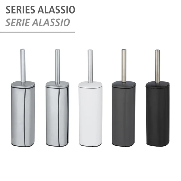 WC-Garnitur Alassio - Edelstahl - Silber - Image 3