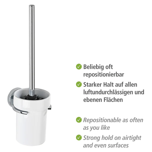 WC-Garnitur Capri - Zinkdruckguss / Keramik - Weiß - Image 4