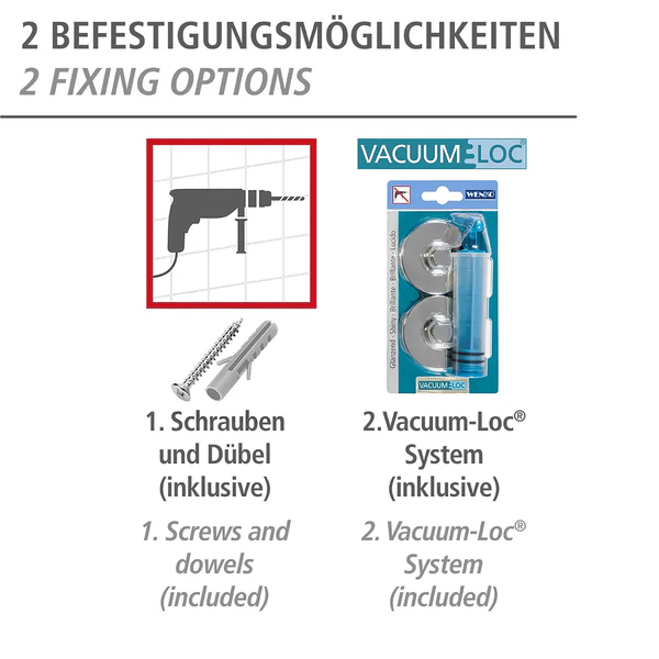 WC-Garnitur Capri - Zinkdruckguss / Keramik - Weiß - Image 6