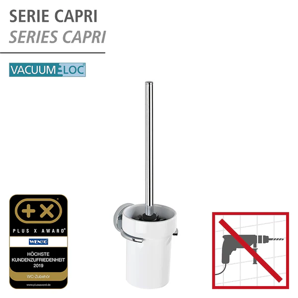WC-Garnitur Capri - Zinkdruckguss / Keramik - Weiß - Image 8