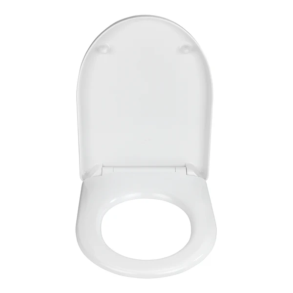 WC-Sitz Exclusive Nr. 9 - Duroplast / Edelstahl - Weiß / Silber - Image 3