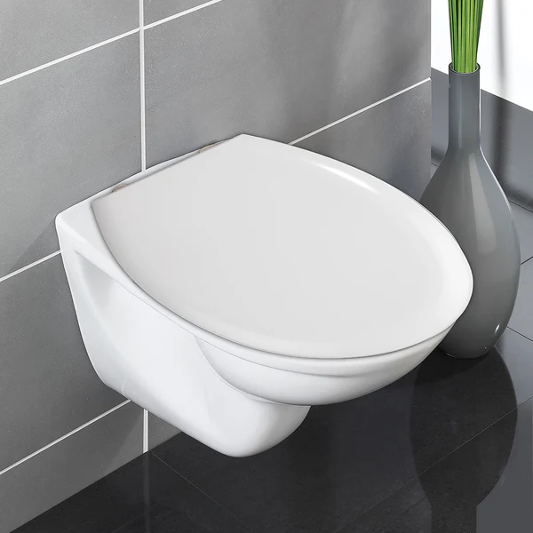 WC-Sitz Gubbio - Edelstahl - Weiß - Image 4