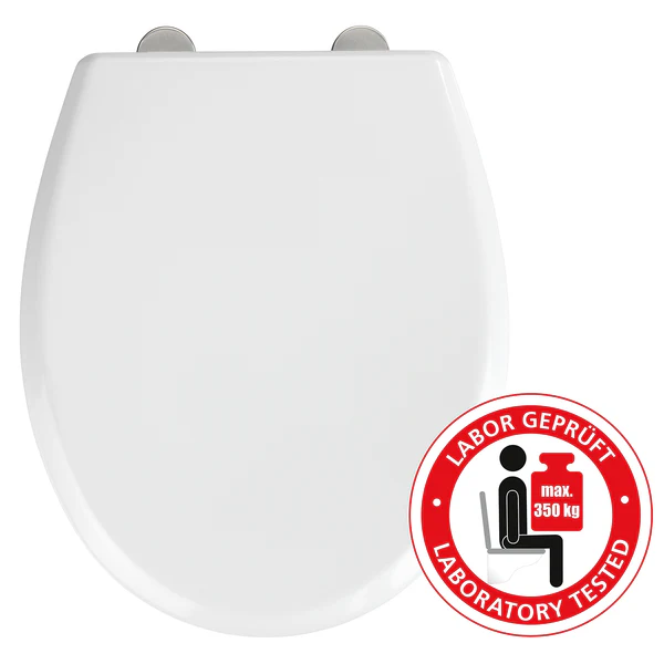 WC-Sitz Gubbio - Edelstahl - Weiß - Image 5