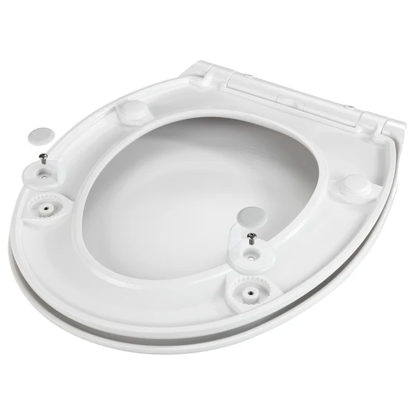 WC-Sitz Gubbio - Edelstahl - Weiß - Image 6