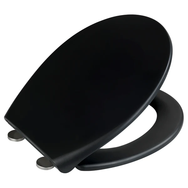 WC-Sitz Ikaria - Duroplast / Edelstahl - Schwarz - Image 4