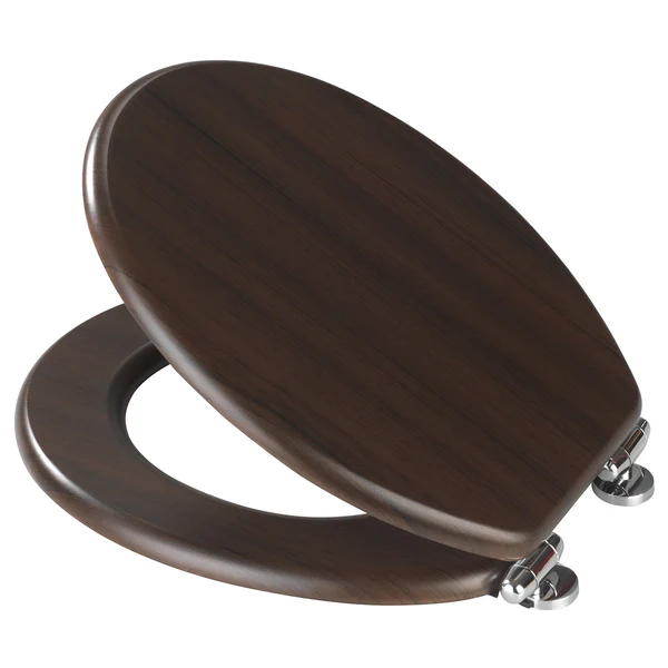WC-Sitz Wenge - MDF (Mitteldichte Holzfaserplatte) - Dunkelbraun - Image 6