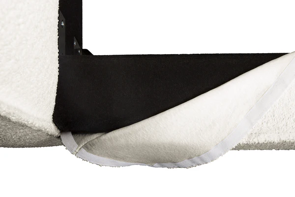 Wechselbezug KINX Polsterbett - Bouclé Stoff Abby: Polarweiß - 140 x 200cm - 110 cm - Image 2