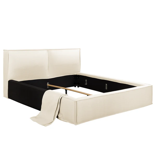 Wechselbezug KINX Polsterbett - Flachgewebe Desna: Creme - 180 x 200cm - 110 cm - Image 3