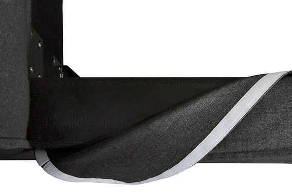 Wechselbezug KINX Polsterbett - Flachgewebe Drems: Anthrazit - 180 x 200cm - 150 cm - Image 2