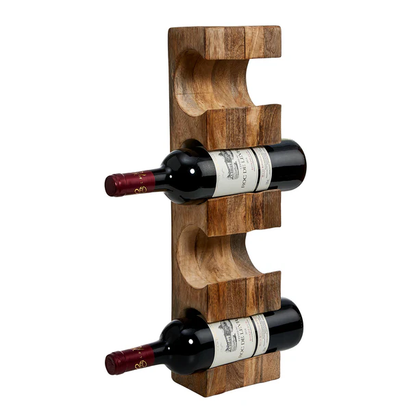 Weinregal MANGO DAYS - Mangoholz - Braun - Image 2