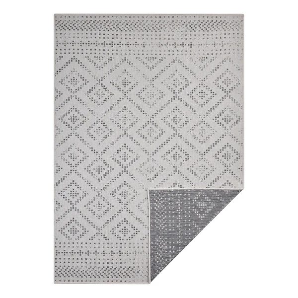 Wendeteppich Olympia I - Polypropylen - Grau - 120 x 170 cm