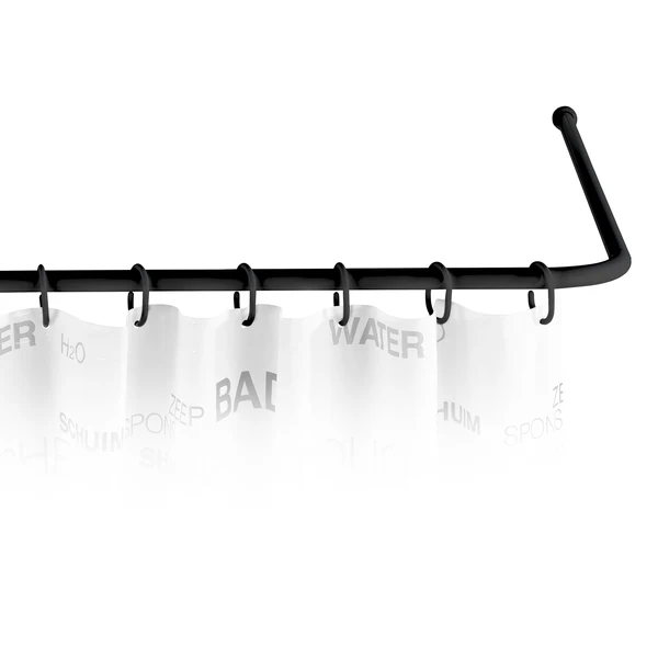 Winkelstange Universal - Aluminium / ABS-Kunststoff - Schwarz