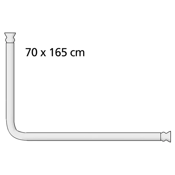 Winkelstange Universal - Aluminium / ABS-Kunststoff - Weiß - Image 11