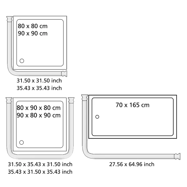 Winkelstange Universal - Aluminium / ABS-Kunststoff - Weiß - Image 7