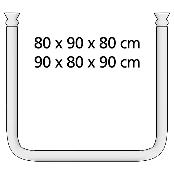 Winkelstange Universal - Aluminium / ABS-Kunststoff - Weiß - Image 9