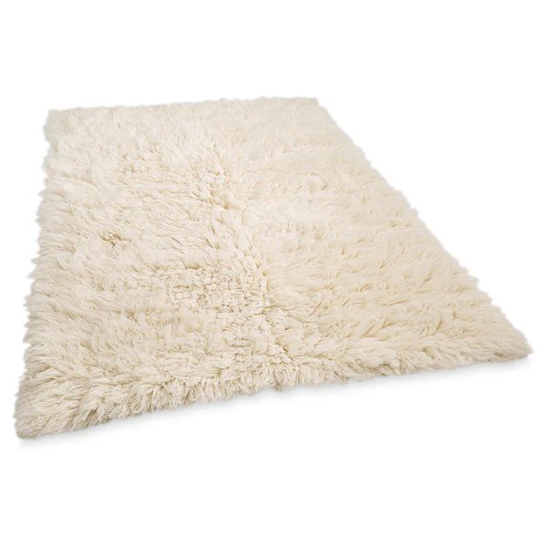 Wollteppich Flokos 2450 - Schurwolle - Weiß - 120 x 180 cm - Image 4