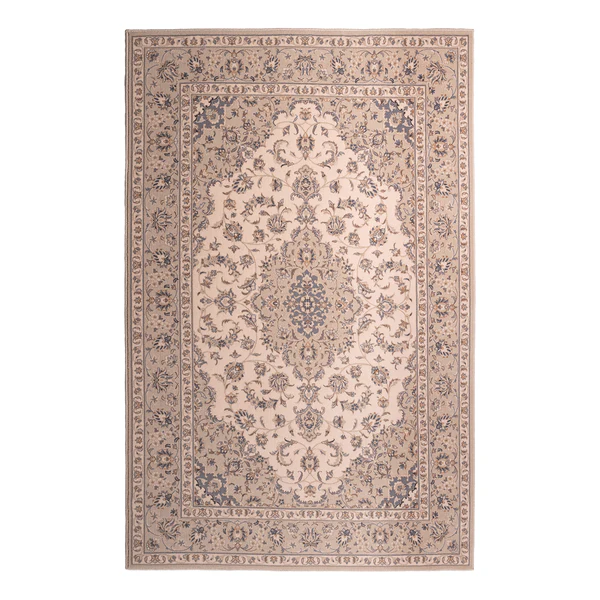 Wollteppich Floresti 7335 - Schurwolle - Creme - 80 x 150 cm