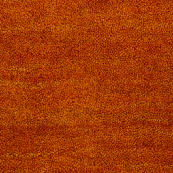 Wollteppich Gabbeh Uni Rund - Wolle - Orange - 150 x 150 cm - Image 5